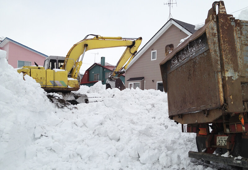 住宅敷地の除雪・排雪1